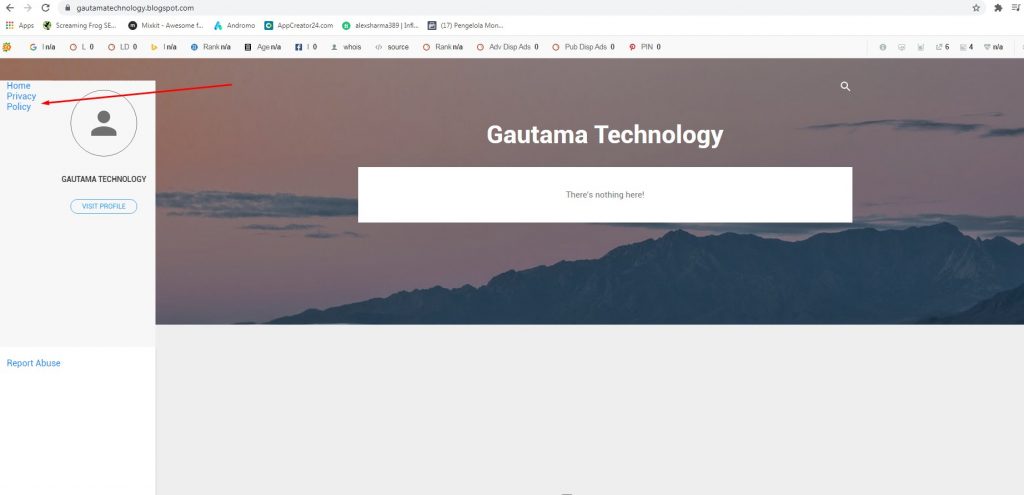 Cara Membuat Privacy Policy untuk Admob 12 Cara Membuat Privacy Policy untuk Admob 11